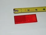 (2) Nos 70'S Skidoo Snowmobile Red Reflector RX-210 SAE-A-71. Fixed Price $12.99.