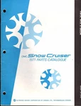 Vintage 1971 Omc Cruiser Snowmobile Parts Manual Models 2106 & 2016A (344). Fixed Price $30.99.