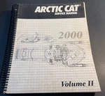 2000 Arctic Cat Snowmobile Volume Ii Service Manual P/n 2256-249 (924). Fixed Price $54.99.