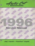 1996 Arctic Cat Snowmobile Jag & Panther Liquid Service Manual Pn 2255-307. Fixed Price $35.99.