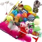 Cat Toys Kitten Assortments 32 Packs Variety For Kitty. Fixed Price $14.49.
