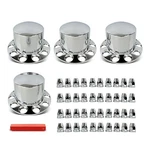 4PCS Rear Wheel Axle Hub Kit 33MM Nut Covers Chrome Abs Plastic. Fixed Price $141.49.