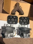 1997 Polaris Indy Trail 488 F/c Fan Fuji EC50PM-01 Cylinders, Heads And Pipe. Fixed Price $200.00.