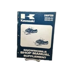 Kawasaki Drifter Snowmobile Shop Manual Supplement SB340-A2, SB440-A5. Fixed Price $35.00.