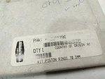 Piston Rings - 2000 Polaris Nos. Fixed Price $49.99.
