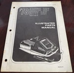 1978 Arctic Cat Snowmobile Kitty Parts Manual P/n 0185-100 (C01 ). Fixed Price $19.99.