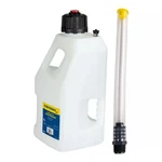 Fire Power Lc Utility Container White 5 Gal W/filler Hose Push-in Plug Clear 12". Fixed Price $82.63.