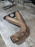 Vintage Arctic Snowmobile Y Pipe Exhaust Manifold 0112-548 Trailcat. Fixed Price $35.87.