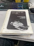 Factory Arctic Cat Illustrated Parts Manual 77 Jag 0185-075. Fixed Price $12.99.