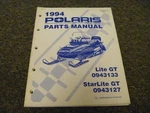 1994 Polaris Lite Gt Model 0943133 Snowmobile Parts Catalog Manual Pn 9912501. Fixed Price $82.84.