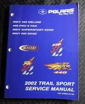 2002 Polaris "trail Sport" Indy 340 440 500 Pro X Edge Snowmobile Service Manual. Fixed Price $76.96.