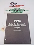 Arctic Cat Snowmobile Parts Manual 1994 Cougar Oem # 2254-973. Fixed Price $9.99.