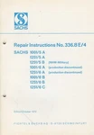1973 Sachs Motorcycle Engines No. 336.8 E/4 Repair/service Manual (337). Fixed Price $37.99.