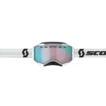 Scott Fits Fury Snow Cross White Enh Aqua Chrome. Fixed Price $68.99.