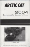 2004 Arctic Cat Snowmobile Operators Manual New. Fixed Price $29.99.