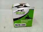 Arctic Cat Snowmobile Oil Filter, 2670-440. Fixed Price $27.00.