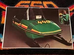 78 John Deere Cyclone 440 Snowmobile Poster Vintage Sled. Fixed Price $21.88.