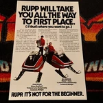72/73 Rupp Nitro & Magnum Snowmobile Poster Vintage Race Sleds. Fixed Price $21.88.