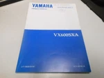 Yamaha Factory Snowmobile Owners Manual 1997 VX600SXA LIT-12628-01-84. Fixed Price $19.99.