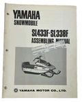 Vintage Yamaha SL433F SL338F Snowmobile Assembling Manual Lit 12668-59-00. Fixed Price $24.99.