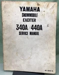 Genuine Yamaha LIT-12618-00-03 Snowmobile Exciter 340A/440A Service Manual 1976. Fixed Price $97.50.