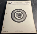 Nice Original 1973 Arctic Cat Snowmobile Lynx Parts Manual P/n 0185-006 (A07). Fixed Price $20.99.