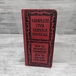 Civil Service Manual Booklet 1908 Stevens Vories George Noble Publishing. Fixed Price $18.91.