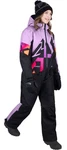 Fxr Cold Cross Cx Youth Snow Monosuit Black/lilac Glow. Fixed Price $294.99.