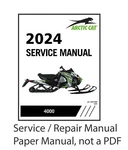 Arctic Cat 2024 Blast Zr Lt Xr 4000 Snowmobiles Service Manual On Paper. Fixed Price $48.95.
