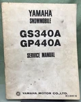 Genuine Yamaha LIT-12618-00-05 Snowmobile GS340A GP440A Supp. Service Manual 197. Fixed Price $36.93.