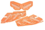 New Oem Arctic Cat 0639-643 Orange Hood Screen Kit Nos. Fixed Price $220.99.