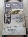 Carlisle Max 1106M2 Clutch Snowmobile Drive Belt. Fixed Price $54.99.