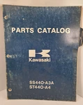 Kawasaki SS440-A3A ST440-A4 Snowmobile Shop Parts Catalog Manual 99960-3509. Fixed Price $39.99.