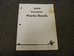 1969 Arctic Panther Snowmobile Parts Catalog Manual. Fixed Price $153.30.