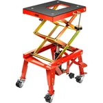 Hydraulic Motorcycle Lift Table 350LB Scissor Jack Bike Stand W/ Wheels Garage. Fixed Price $118.96.