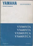 1997 Yamaha Snowmobile VX500XTA,VX500XTCA LIT-12628-01-82 Owners Manual (691). Fixed Price $30.78.