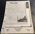 1987 Polaris Indy Sport, Trail, Sks, 600 P/n 9911270 Parts Manual (P32). Fixed Price $23.99.