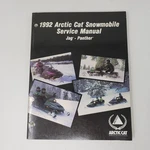 Arctic Cat Snowmobile Service Man Jag Panther 1992 P/n 2254-729. Fixed Price $14.04.