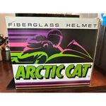 Cat Arcticwear Fiberglass Snowmobile Helmet Xl Black Neon ARCTIC.102. Fixed Price $154.95.