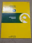 John Deere Sprintfire Snowmobile Operators Manual, OM-M69631. Fixed Price $19.56.