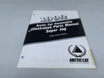 1992 Arctic Cat Super Jag Snowmobile Printed Parts Manual Original Book. Fixed Price $7.97.