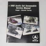 Arctic Cat Snowmobile Service Man Cougar -cheetah Touring -1992 P/n 2254-730. Fixed Price $14.04.