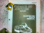 1978 Arctic Cat Panther Illustrated Parts Manual P/n 0185-104 M236. Fixed Price $15.00.