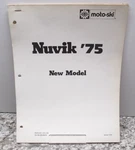1975 Moto Ski Nuvik Parts Catalog Bombardier 540 400075. Fixed Price $75.00.