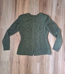 Vintage Carlisle Womens Blouse 100% Silk Size 4 Leopard Print Long Sleeve Button. Fixed Price $14.82.
