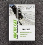120CC 4-STROKE Snowmobile Service Manual Fits 2002-2003 Arctic Cat 550CC 2256973. Fixed Price $28.50.