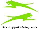 Arctic Cat Decals 4",6",9",12",18" Opposite Choose Color Snowmobile Sticker. Fixed Price $8.99.
