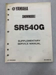 1982 Yamaha SR540G Snowmobile Service Supplement Manual LIT-12618-00-49. Fixed Price $5.00.