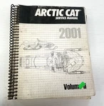 Arctic Cat 2001 Volume Service Manual 2256-364. Fixed Price $23.75.