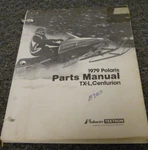 1979 Polaris Centurion 500 Snowmobile Parts Catalog Manual. Fixed Price $82.84.